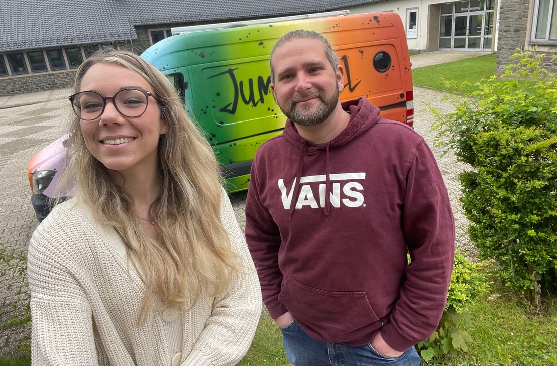 Joelin Arnolds freut sich auf die neue Zusammenarbeit mit ihrem Kollegen Domenik Delsemmé.