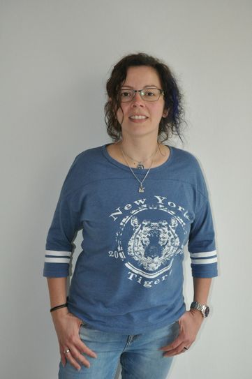 Vor dem Umstyling kannten die meisten Karina Mohr, unsere Shopping-Lady der Frühjahrsausgabe, überwiegend in Arbeitskleidung.