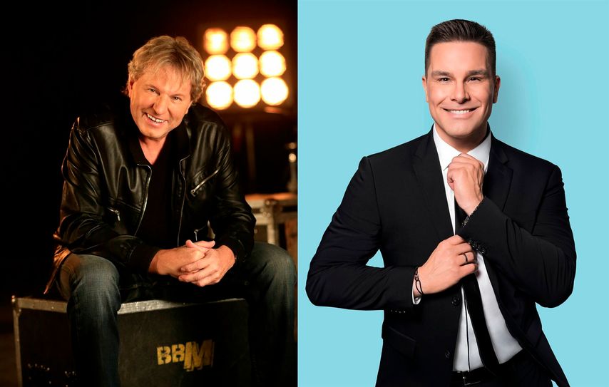 Ikonen und Newcomer: Bei der großen Schlager-Hitparade in der Hunsrückhalle sind unter anderem Bernhard Brink und Eloy de Jong dabei.