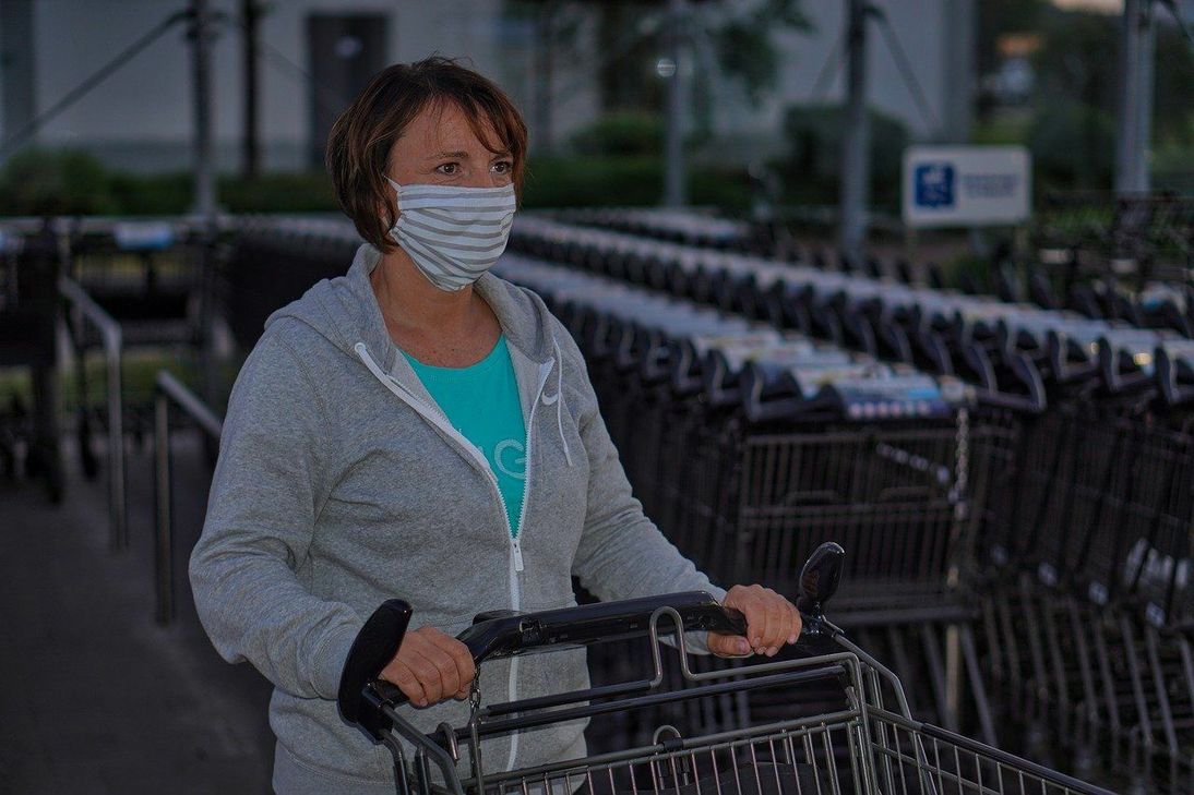 Ab Montag nur noch mit Maske einkaufen. Symbol-Foto: Pixabay