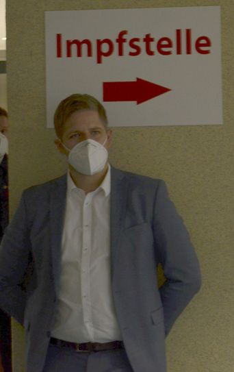 Da geht es zur Imfpfstelle ....