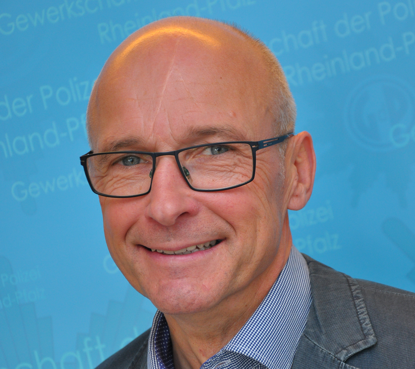 Gerhard Jung, Vorsitzender der Bezirksgruppe der Gewerkschaft der Polizei.
