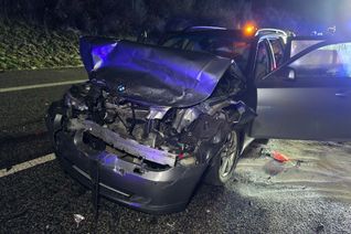 Einer der verunfallten PKW.