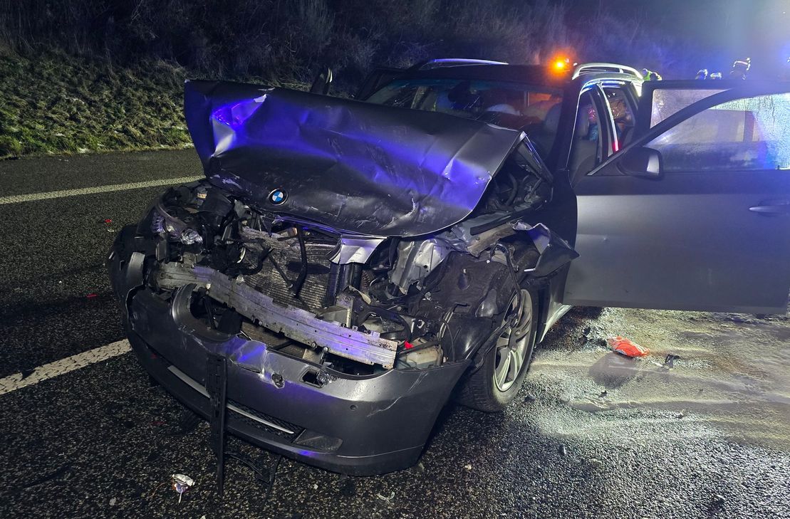 Einer der verunfallten PKW.