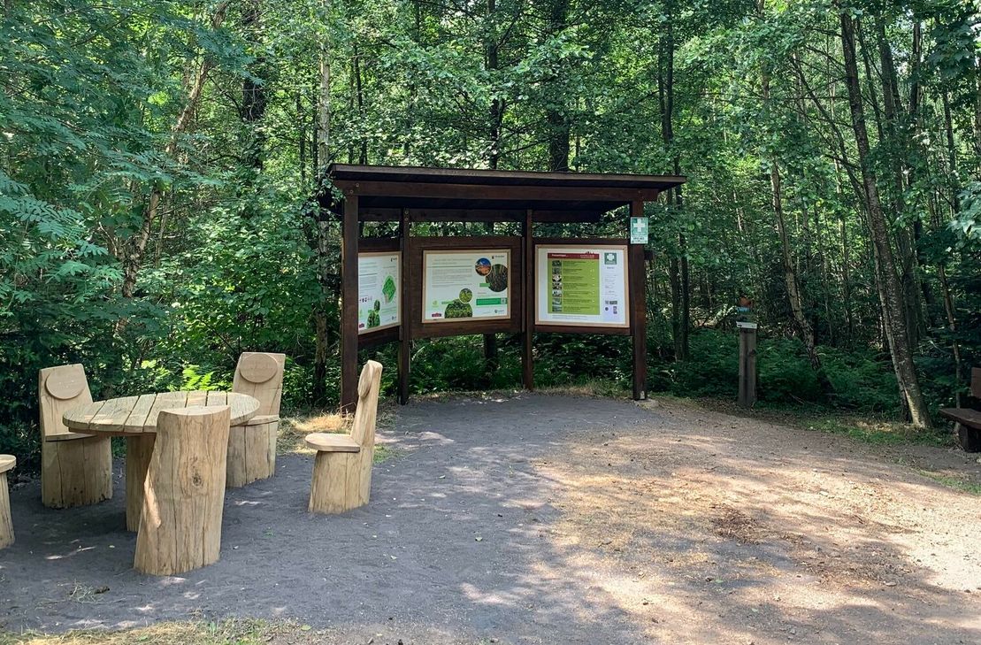 Eingang des Klimawandelpfades Kastellaun.