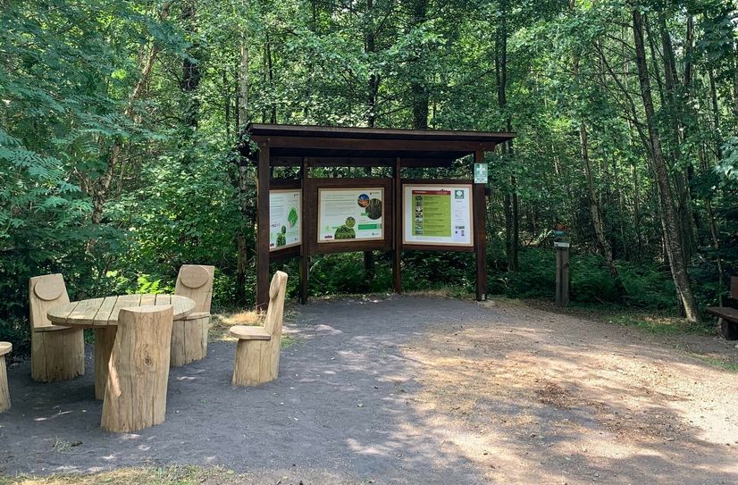 Eingang des Klimawandelpfades Kastellaun.