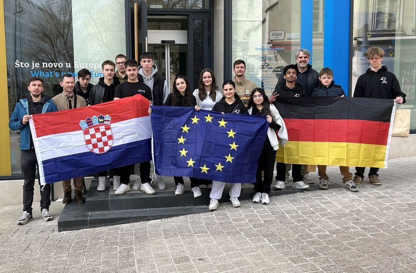 Die Schülerinnen und Schüler waren in den europäischen Städten unterwegs. Ein Ziel die kroatische Hauptstadt Zagreb.