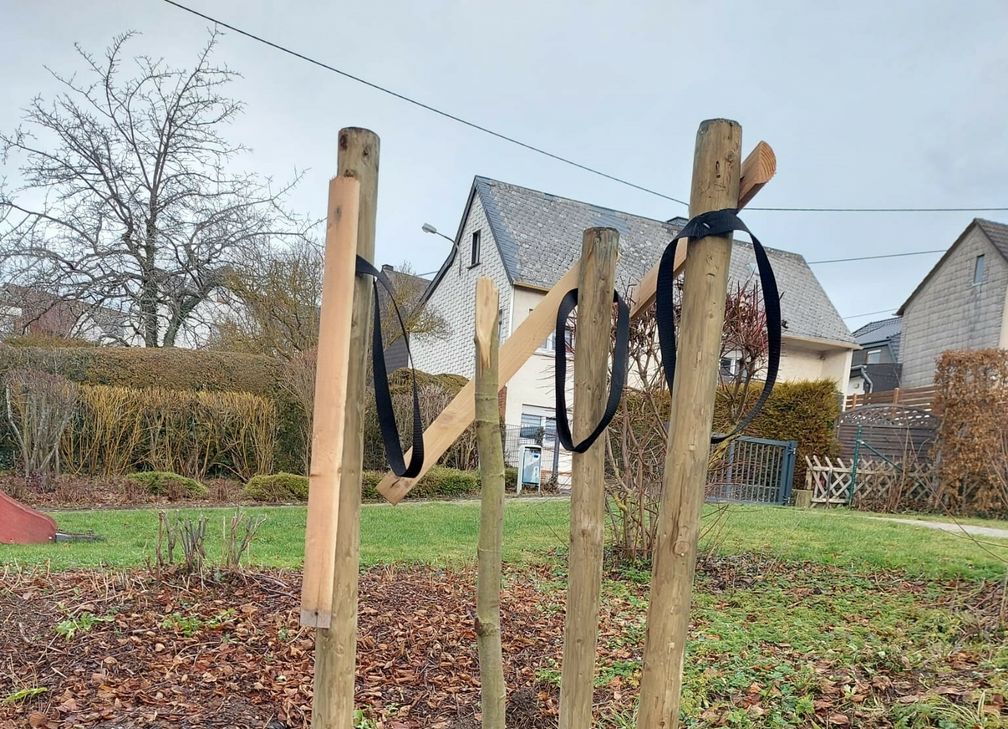 Auf dem Düngenheimer Spielplatz wurden zwei Bäume zerstört.
