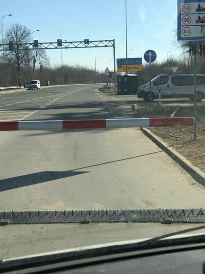 Grenzübergang zur Ukraine.