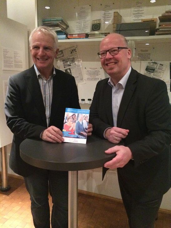 Theo Bergauer (v.li.) und Marcus König waren die Referenten bei der Auftaktveranstaltung.