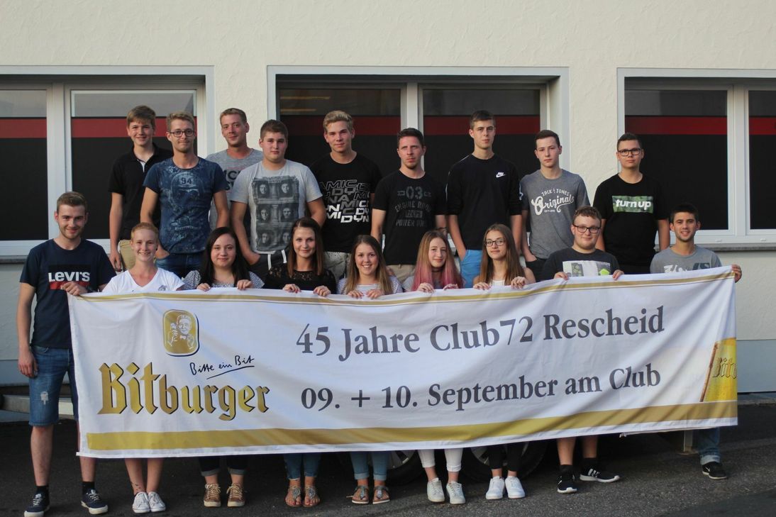 Den »Club 72 Rescheid« gibt es immer noch. Er feiert jetzt groß seinen 45. Geburtstag.  Club-Foto