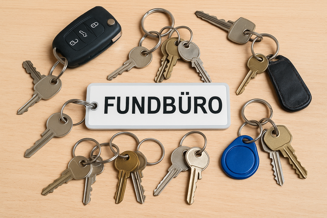 Noch bis zum 6. Juni können die rechtmäßigen Eigentümerinnen und Eigentümer ihre Schlüssel beim Fundbüro abholen - danach werden die nicht abgeholten Schlüssel vernichtet.