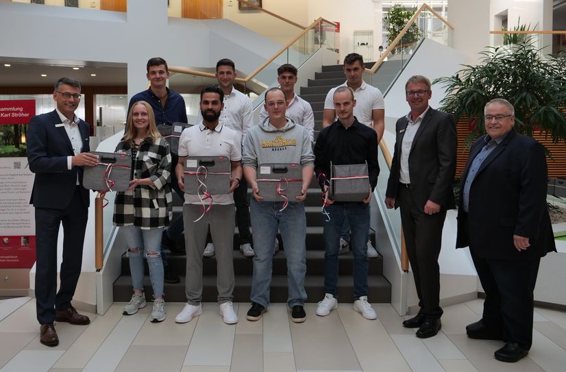 Die Ehrung der Prüfungsbesten im Handwerk durch die Sparkassenstiftung der Kreissparkasse Rhein-Hunsrück erfolgte in Simmern.
