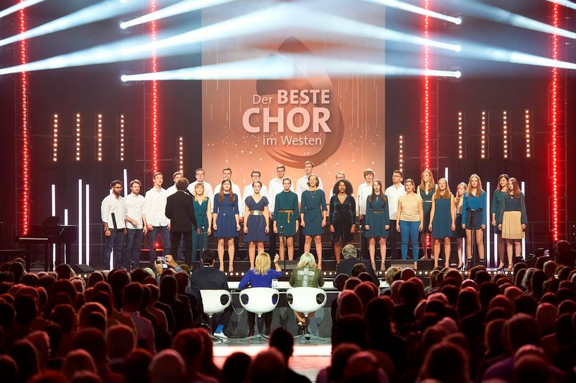 »Flow« - der Chor der Musikschule Aachen - gestaltet das Rotary-Benefizkonzert am Samstag, 6. Mai, ab 19 Uhr in der Aukirche. Foto: Melanie Grande