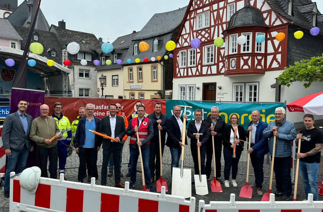 Spatenstich in Kirchberg.