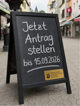 Anträge für einheitliche Kundenstopper können ab sofort gestellt werden.