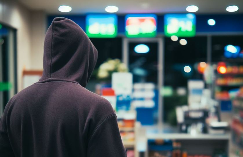 Der Mann bedrohte die Kassierin mit einer Waffe, flüchtete dann allerdings unverrichteter Dinge. Jetzt sucht die Polizei nach Zeugen.