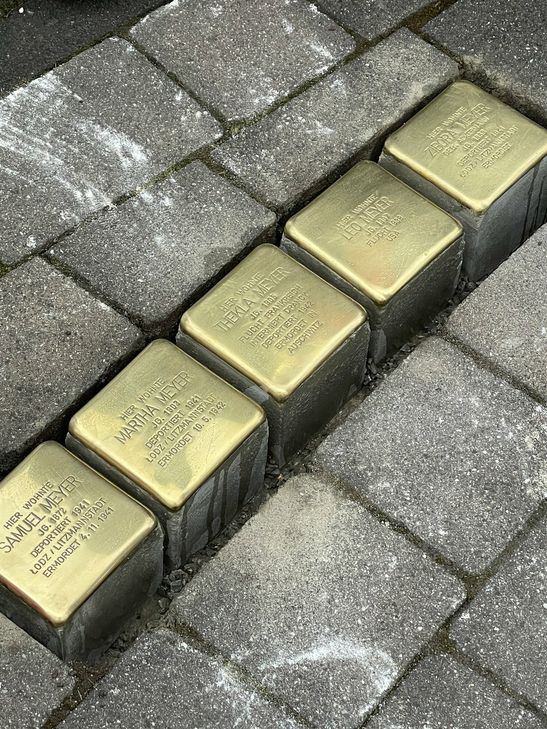 Das Schicksal der Meyers haben die Nationalsozialisten vor vielen Jahren besiegelt, wie das so vieler Familien. Vor aller Augen wurden damals Familien aus ihren Dörfern, ihren Häusern "entfernt", per Befehl, recht- und hilflos.