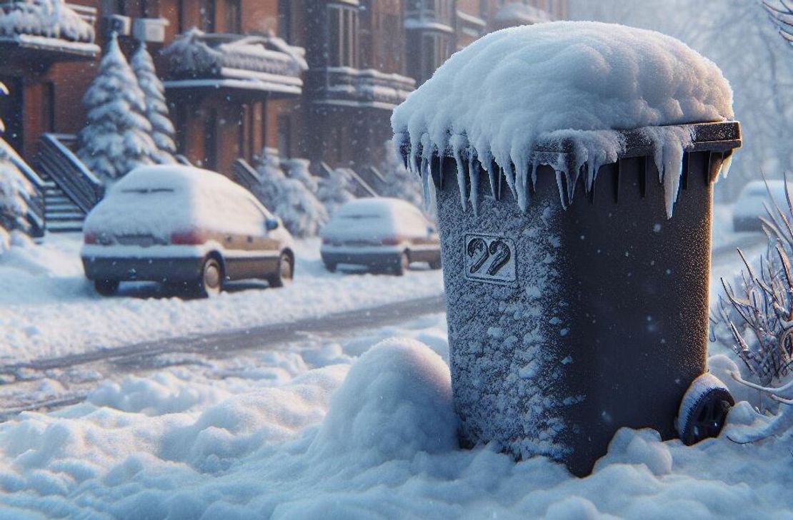 Auch im zweiten Anlauf blieben am Samstag witterungsbedingt einige Mülltonnen ungeleert. Eine weitere Abholung gibt es nicht - aber eine andere Lösung.