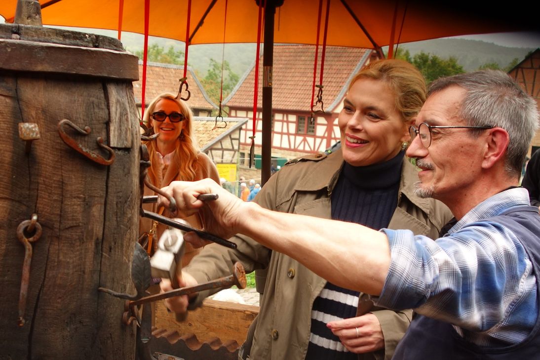 Bundestagspräsidentin Julia Klöckner schaute ebenfalls beim Museumsfest vorbei.