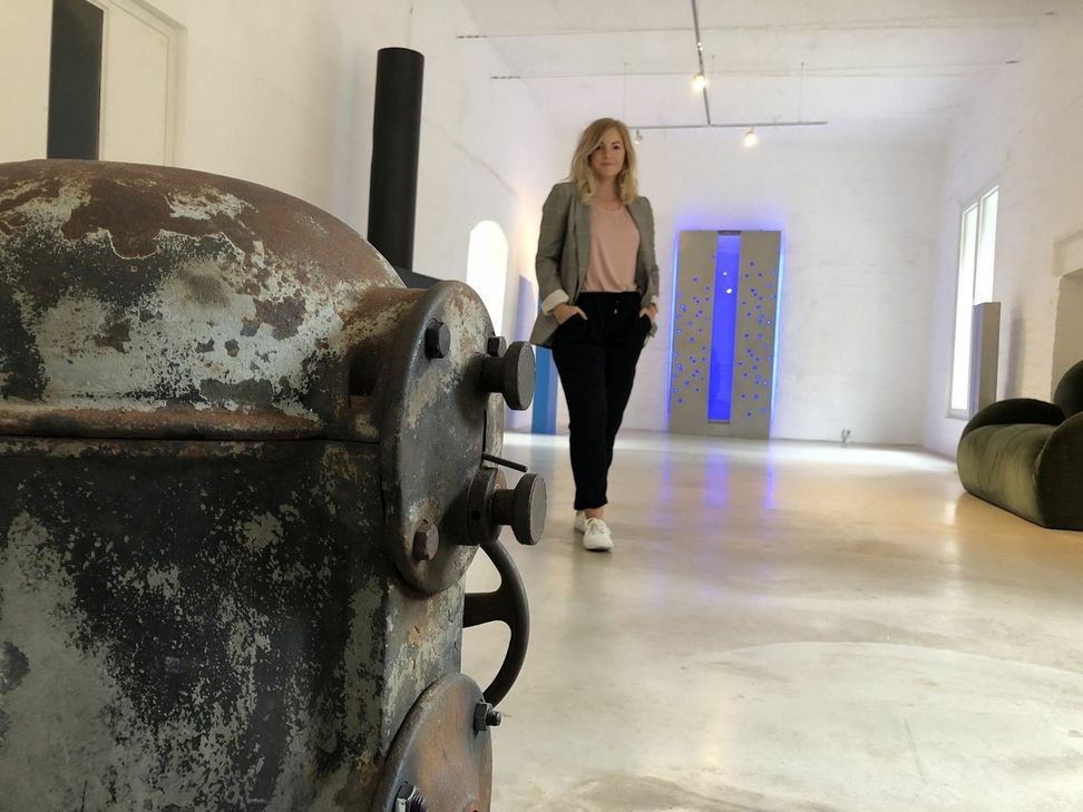 Alte Relikte aus Zeiten der Nutzung als Lohmühle blieben erhalten.