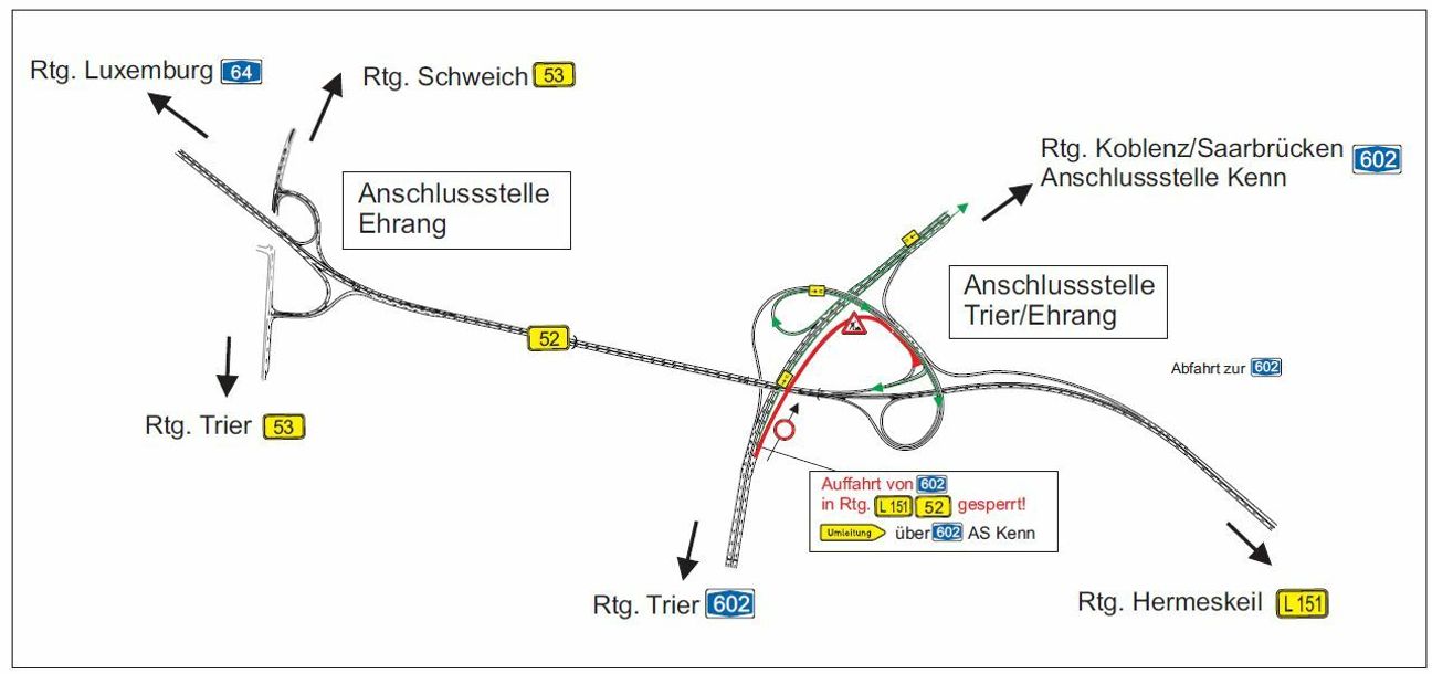 Die Bauarbeiten mit Unleitungen und Sperrungen im Überblick. Foto: FF