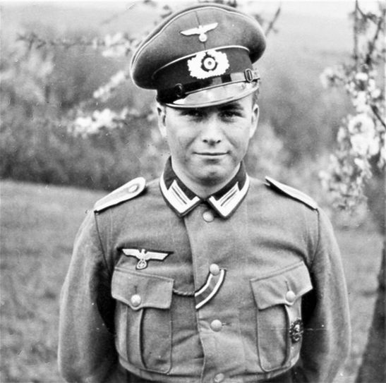 Der deutsche Oberfeldwebel Heinrich Brunk Foto: HeuGeVe Roetgen