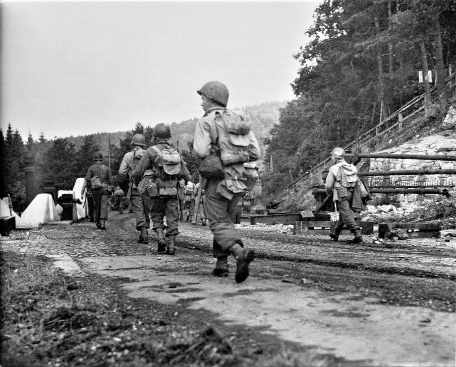 Die Amis sind da! Am 12. September 1944 marschieren sie in Roetgen ein. Foto: HeuGe Ve Roetgen