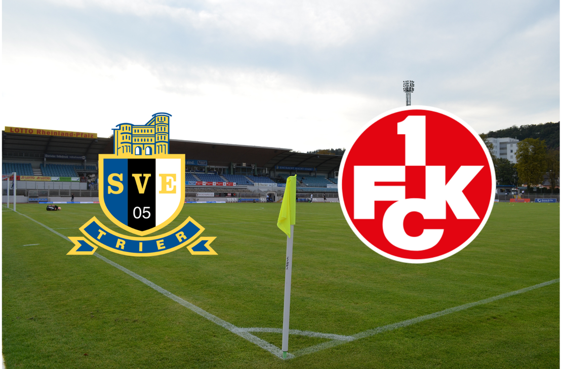 Noch ist das Moselstadion leer. Eintracht Trier hat die Möglichkeit  unter Flutlicht den Aufstieg klarzumachen.