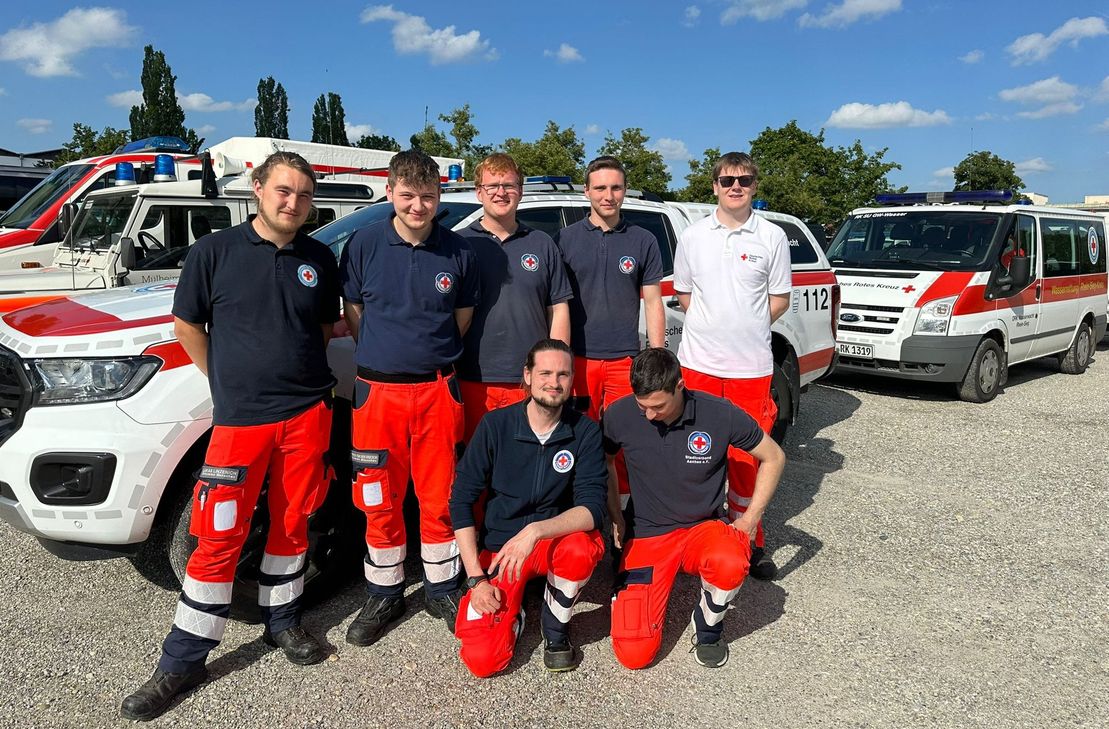 Wasserretter aus der Region sind im Hochwassereinsatz in Bayern.