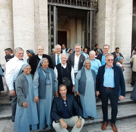 Vertreter von Kuratorium und »Holy Family« des Monschauer Maria-Hilf-Stifts wohnten der Heiligsprechung für Mariam Thresia in Rom bei.