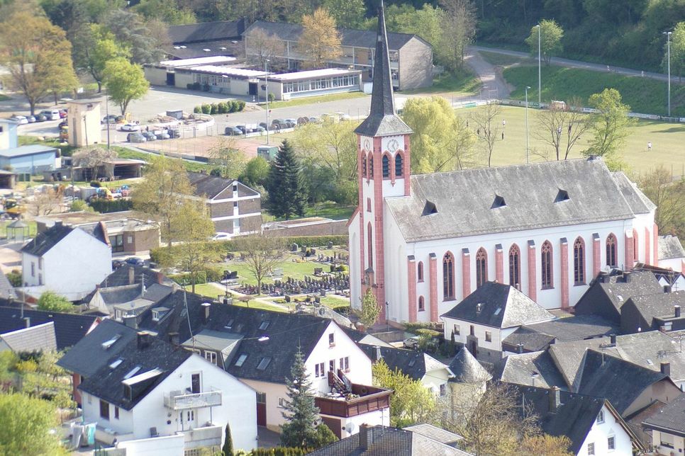 Ortsansicht Fell mit Blick auf die Kirche. Foto: Diederich