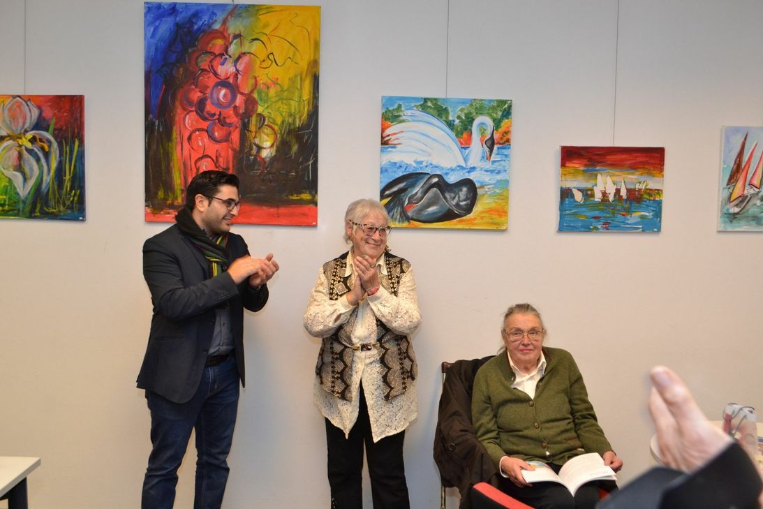 In der "Galerie im WochenSpiegel" sind seit heute die Bilder von Dorle Schweiss zu sehen. Fotos: Mager