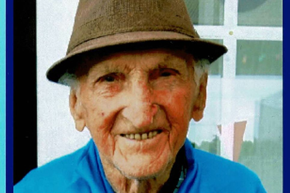 Hubert Hartmann feiert seinen 100. Geburtstag. Foto: privat