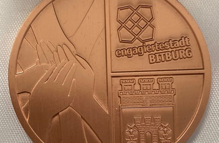 Die Ehrenamtsmedaille.