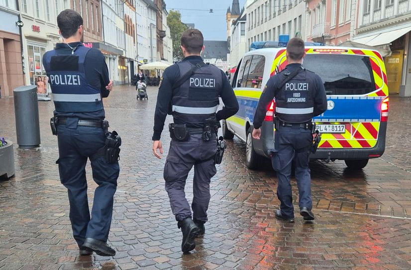 Für die Beamten war am Wochenende viel zu tun.