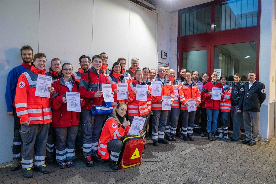 Ihre ersten Einsätze werden die frisch gebackenen Sanitäterinnen und Sanitäter während der vielen Fastnachtsveranstaltungen leisten.