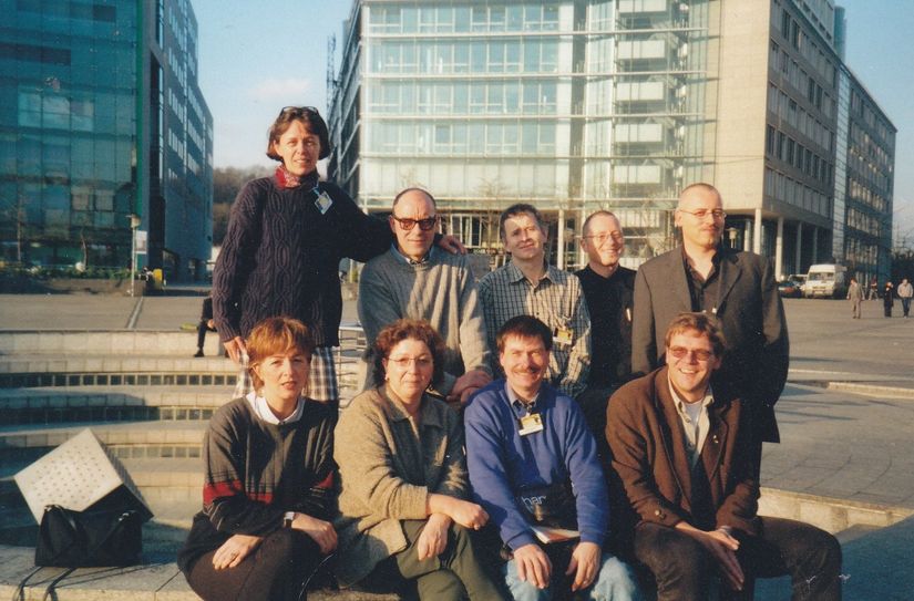 Ein Blick zurück: Die neun Pro-Winzler 1996 in Köln.