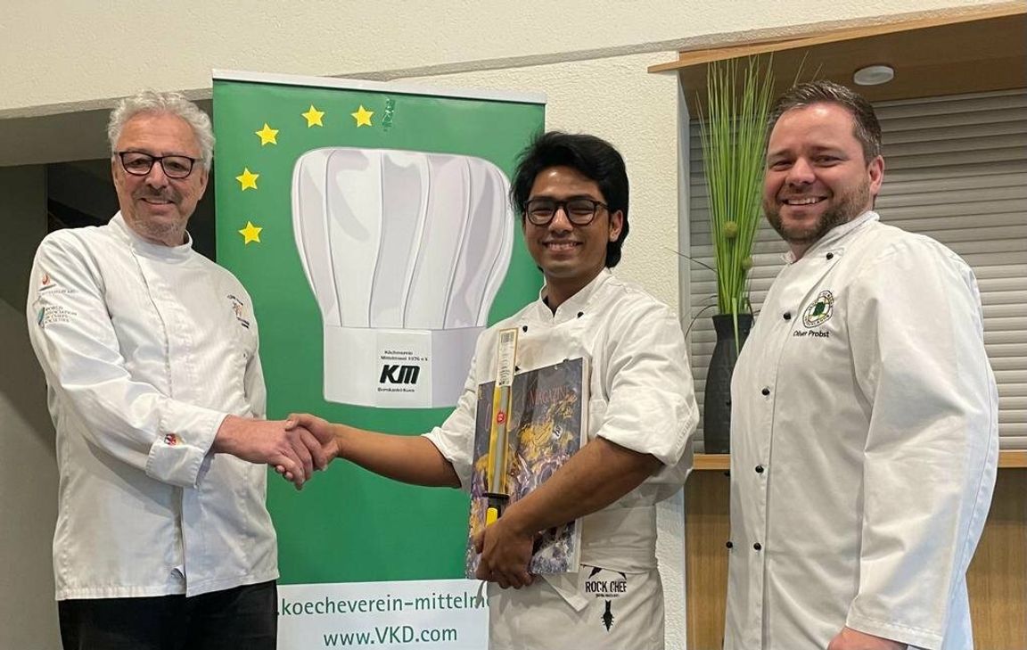 Haben allen Grund zur Freude: Peter Siegmund, Zeke Zuriel und Oliver Probst (v.l.).