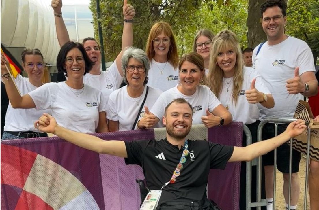 Toller Support und starker Zusammenhalt: Maximilian Stolz zeigte sich überwältigt von der Unterstützung seiner Kolleginnen und Kollegen.