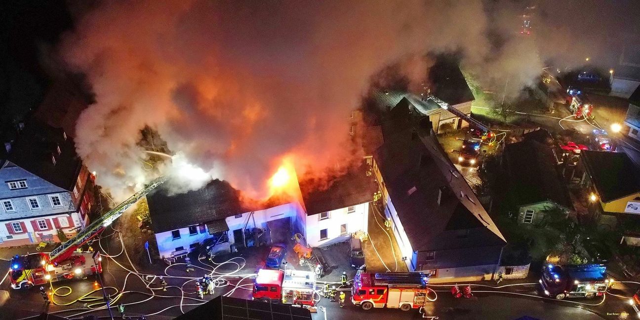 Kein schöner Beginn des neuen Jahres in Weiden: Video: Sebastian Schmitt
