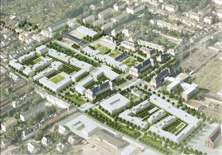 Dieser Entwurf der Jägerkaserne hat gewonnen. Foto: Architekturbüro