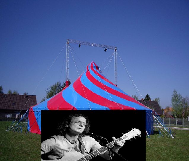 Liedermacher Martin Claßen bereichert das Schmidter Ferienprogramm rund um den Circus »ZappZarap«.
