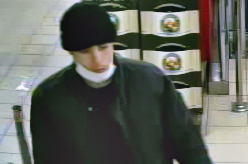 Raub Norma: Foto von einem der beiden Täter.