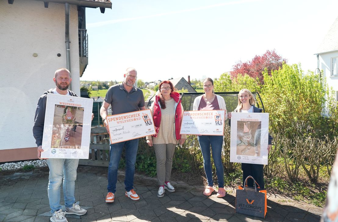 Übergabe an das Tierheim Altrich aus dem Landkreis Bernkastel-Wittlich