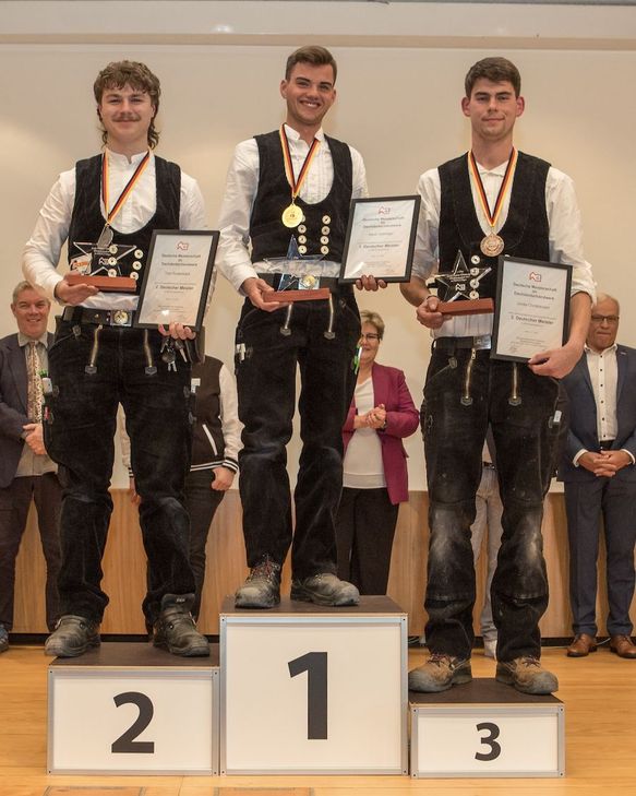 Die drei Bundessieger.
