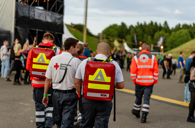 Mobiles Einsatzteam des Sanitätsdienstes auf der Nature One.