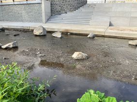 Die anhaltende Trockenheit und die hohen Temperaturen führen derzeit auch an kleineren Flüssen und Bächen im Landkreis Mayen-Koblenz zu deutlich niedrigeren Wasserständen.