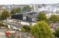 Brand der Stadthalle Tivoli.