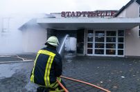 Brand der Stadthalle Tivoli.